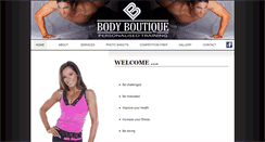 Desktop Screenshot of bodyboutiquept.com.au